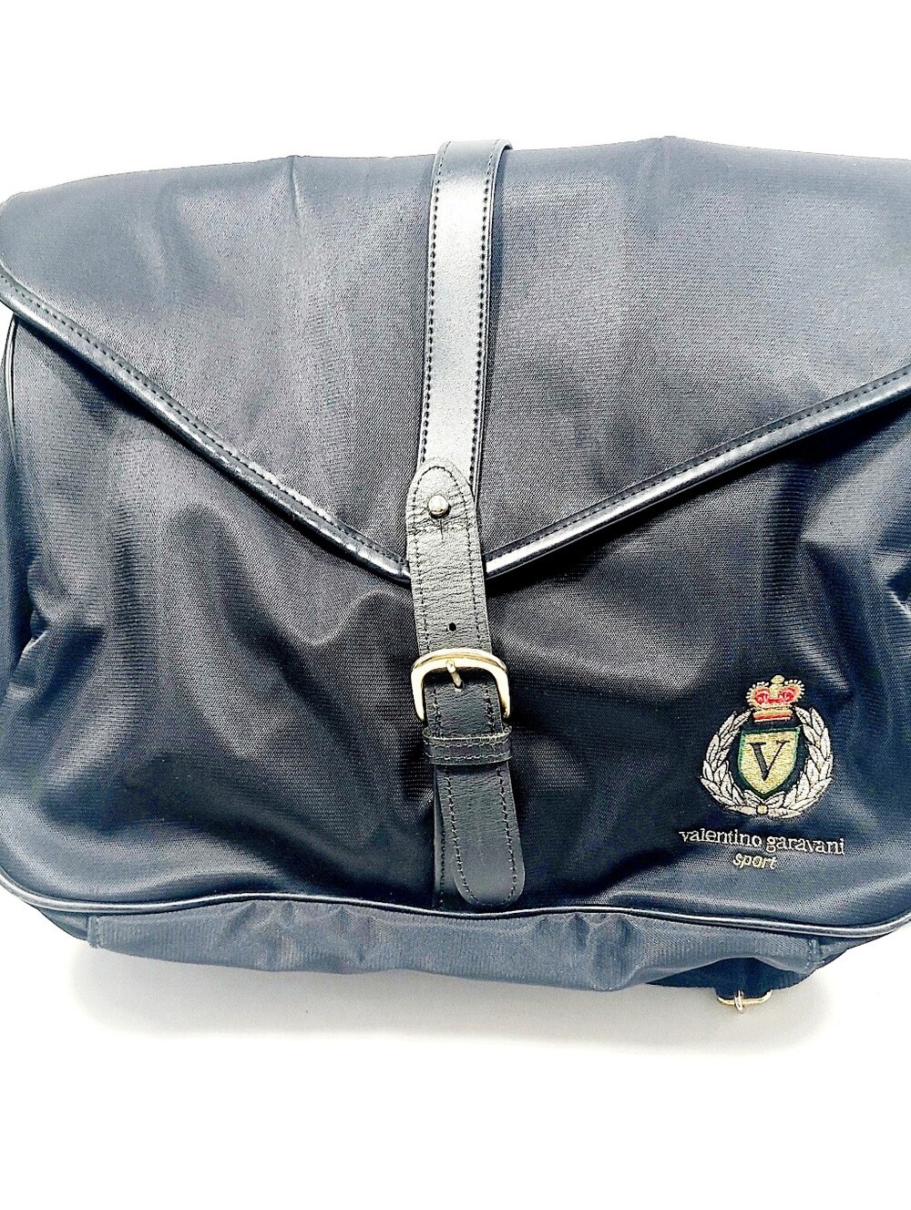 Valentino Garavani Canvas Leather Shoulder Bag